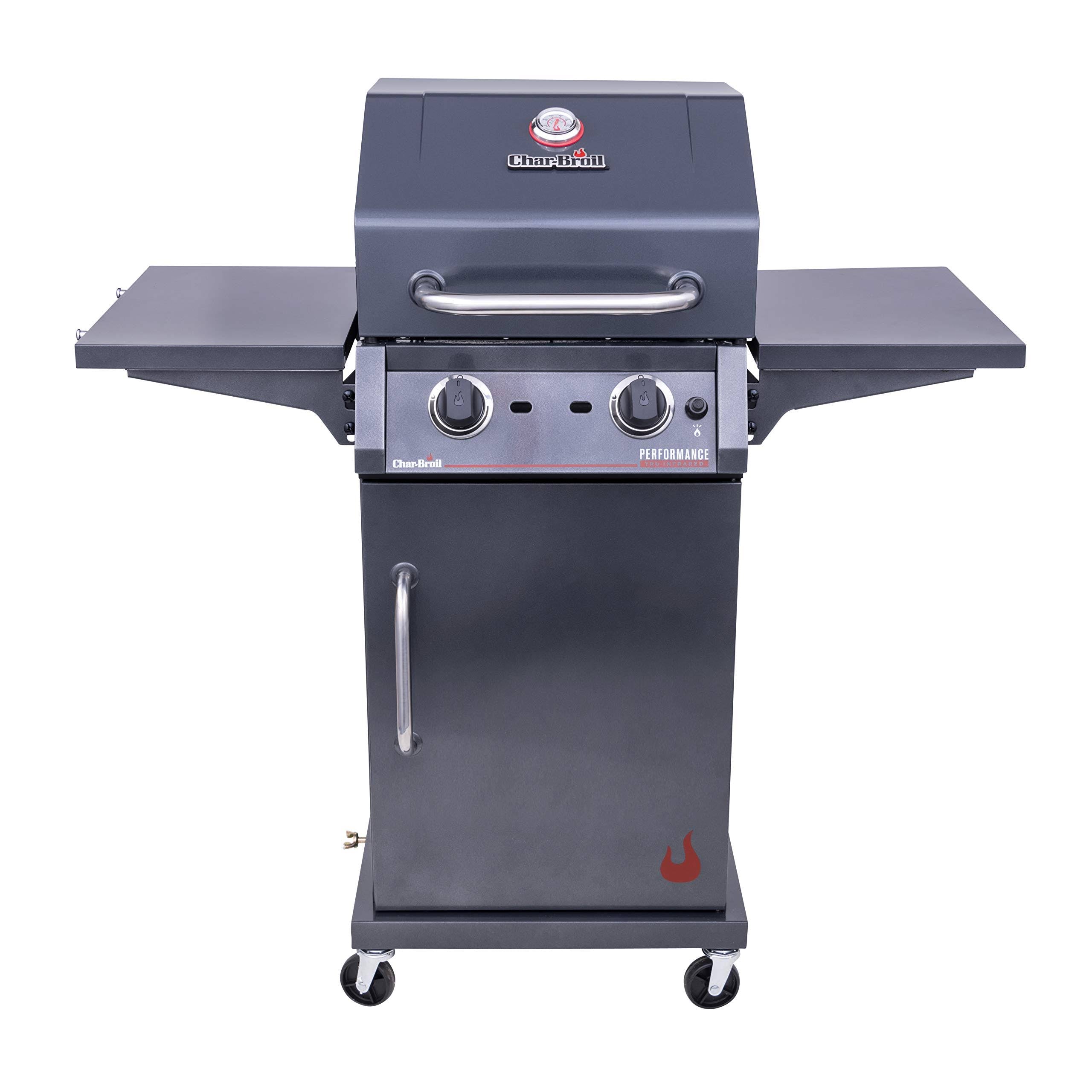 Metallic Gray 2-Burner Liquid Propane Gas Grill P313