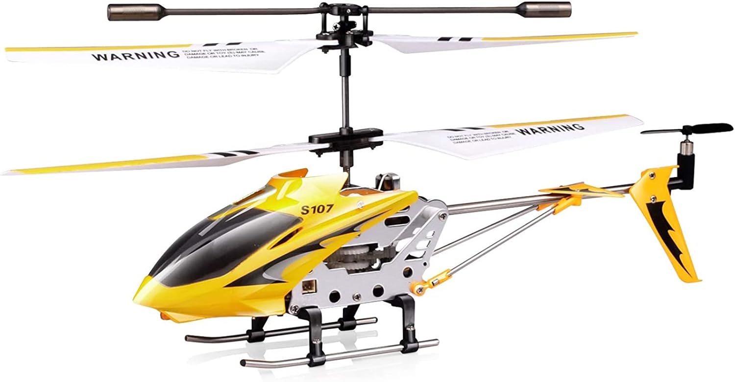 Yellow 3CH Infrared RC Helicopter N156