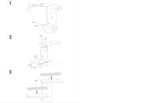 Cat Wall Shelves with Sisal Scratching Post P518