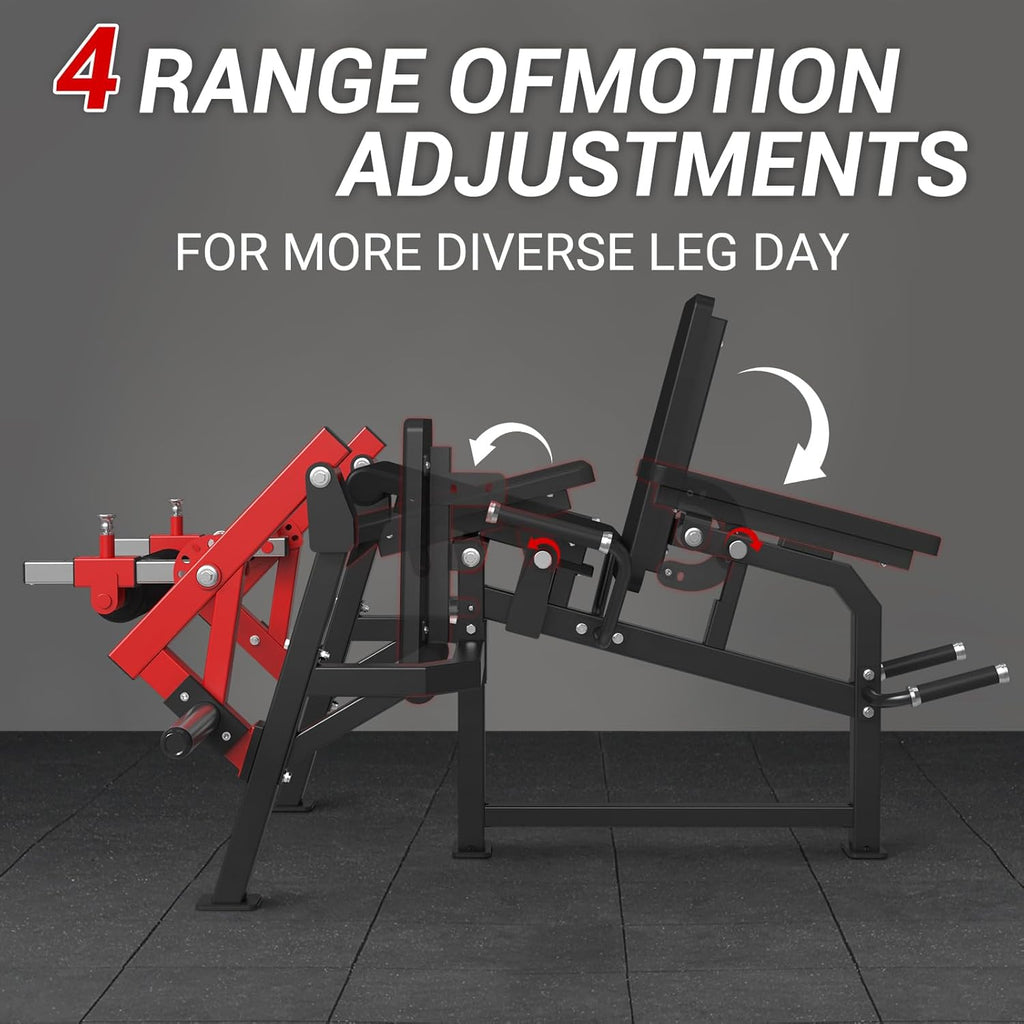 Adjustable Leg Extension and Curl Machine K552