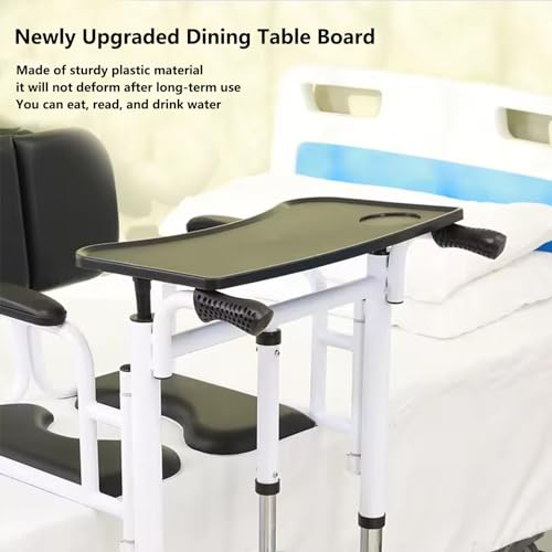 Hydraulic Patient Lift Transfer Chair with 180° Split Seat, Load 440Lbs Z439