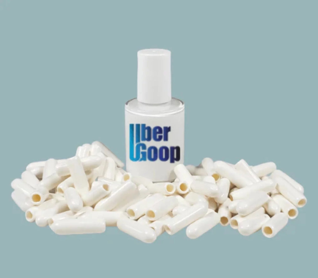 White Dishwasher Rack Repair Coating Kit with 80 Caps - 1/2 oz L91738