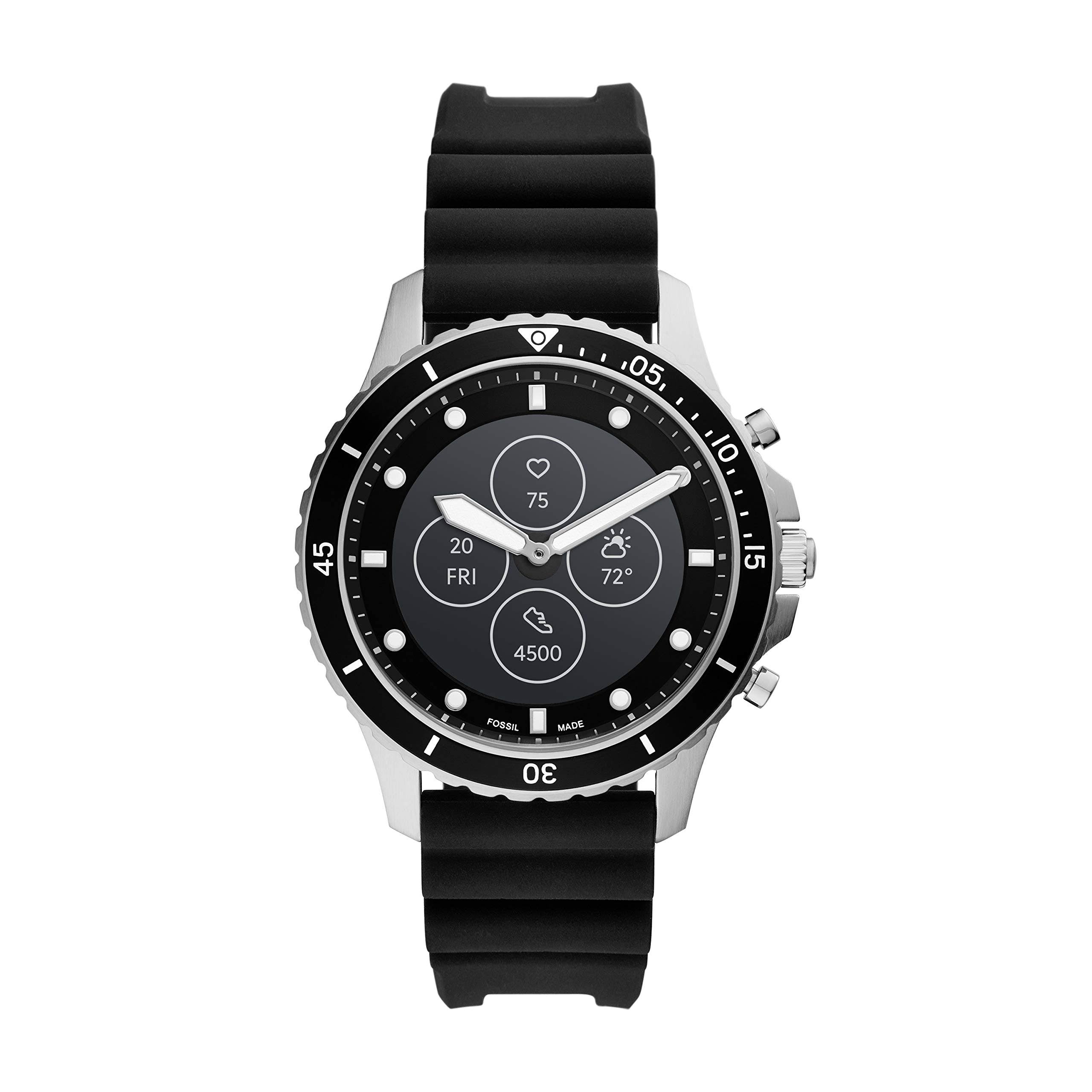 Hybrid Smartwatch HR Silicone - Black W955