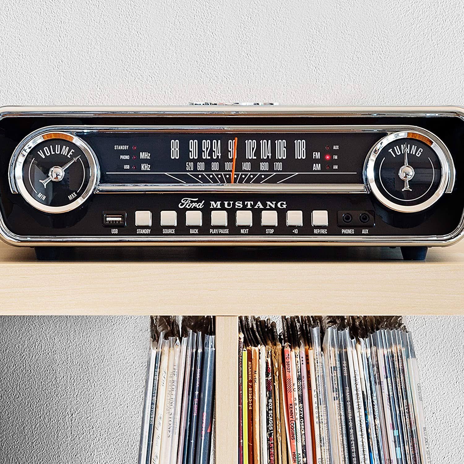 Black 4-in-1 Music Center X143