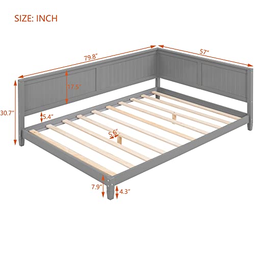 Full Size White Wood Daybed Frame X395
