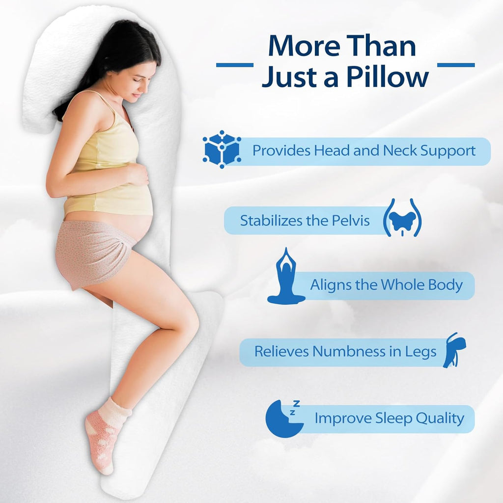 Shredded Memory Foam Body Pillow with Cover M239388