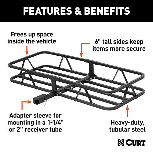 48 x 20-Inch Black Steel Cargo Carrier K861898