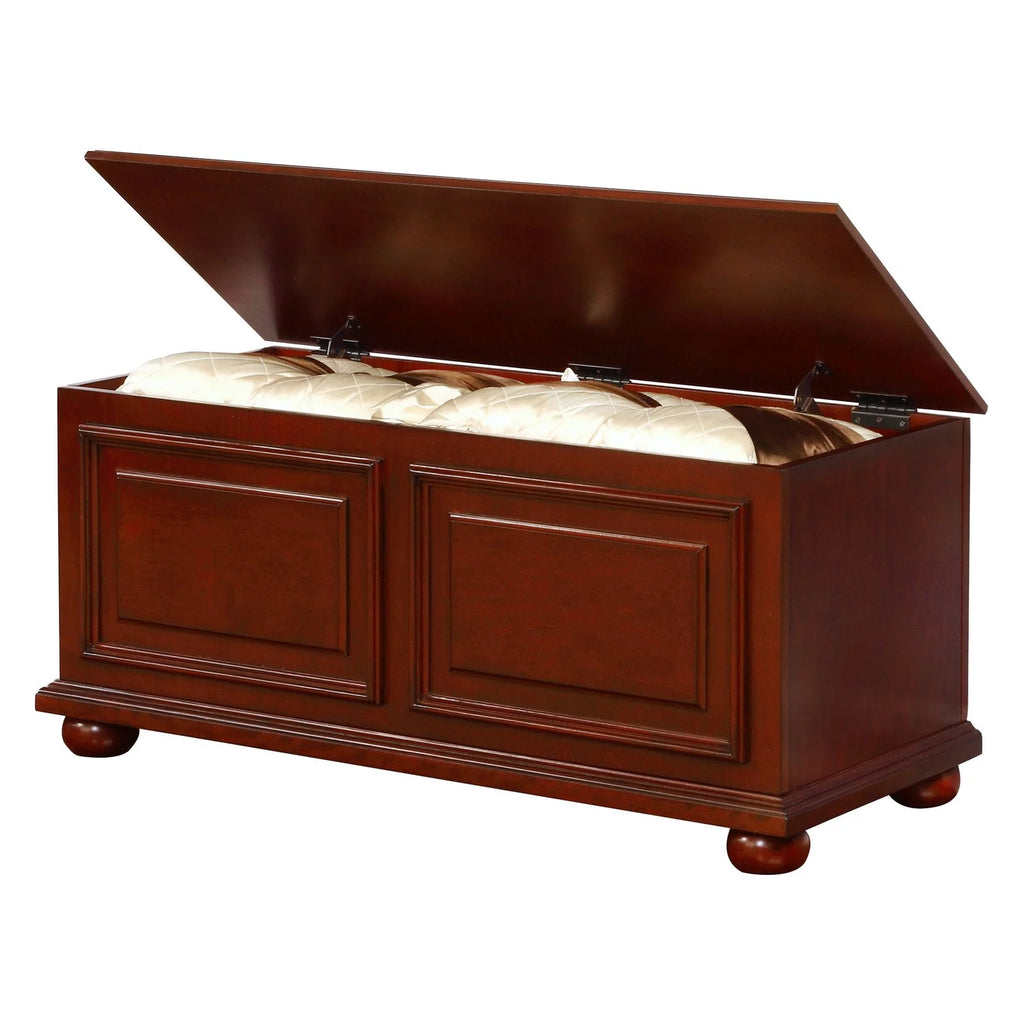 Traditional Cedar Storage Chest, Rich Cherry Finish C1289