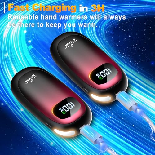 Rechargeable Electric Hand Warmers with LED Display H5427