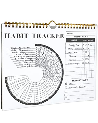 Habit Tracker Calendar with Spiral Binding C23571