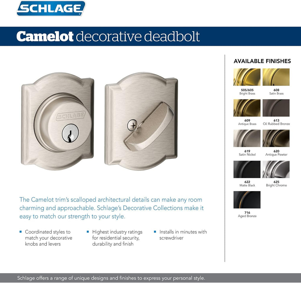 Bright Brass Deadbolt N999248