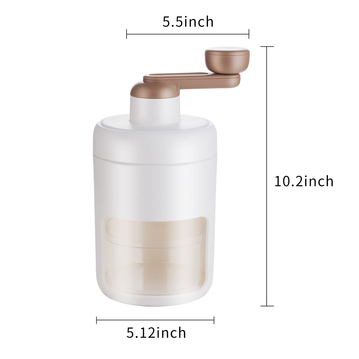 Portable Shaved Ice Machine with Cube Trays E8928