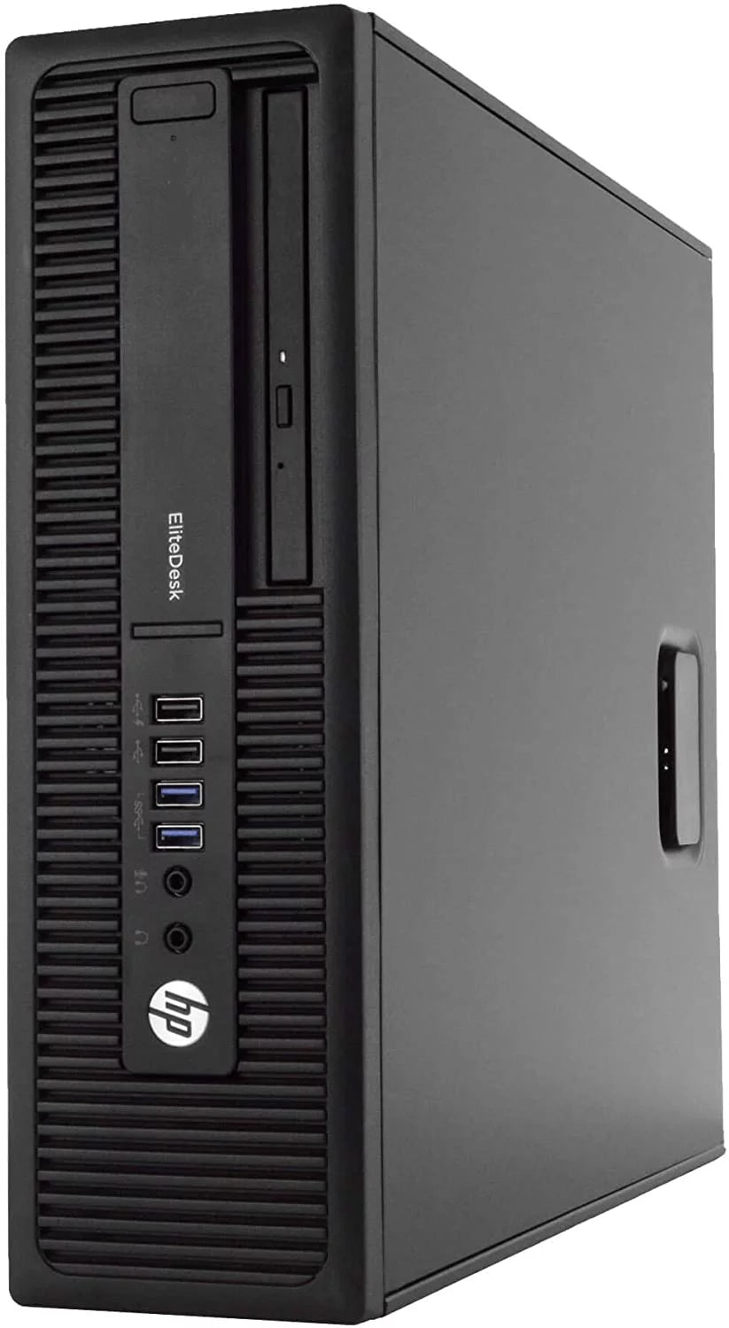 HP 800G1 Desktop SFF Computer Intel Core i5 8GB Ram 500GB HDD NVIDIA GT 1030 2GB 19" LCD Windows 10 (Refurbished) S532436