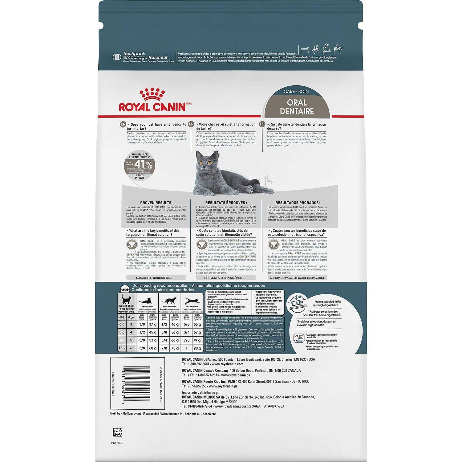 Oral Care Dry Cat Food K2428