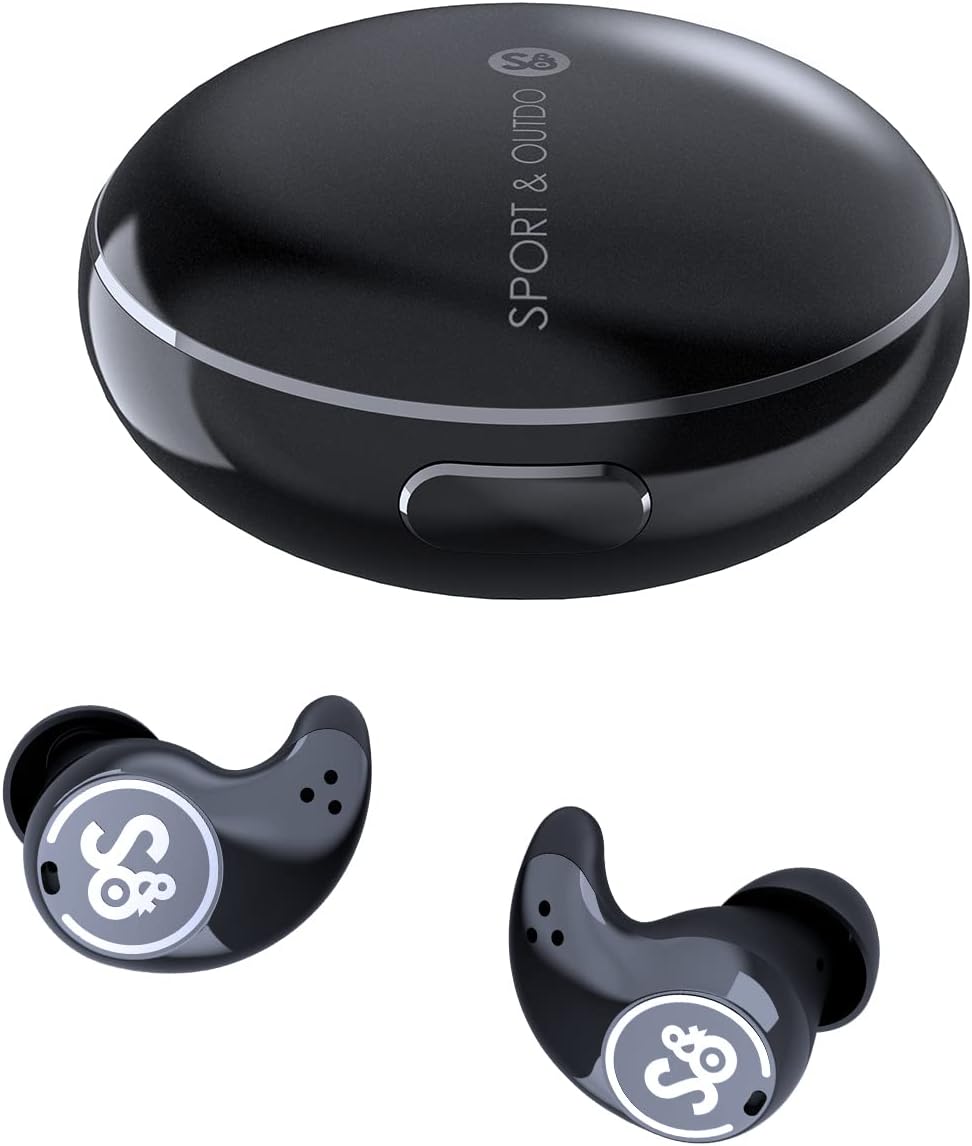 True Wireless Earbuds with Active Noise Cancelling, Bluetooth 5.2, IPX7 Water Resistant, 70H Play Time Z62047