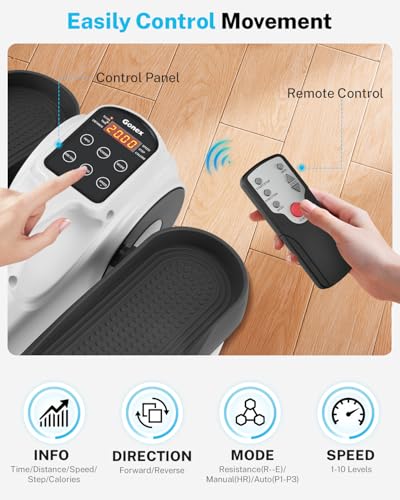 3-in-1 Mini Seated Pedal Exerciser with 10 Resistance Levels G825