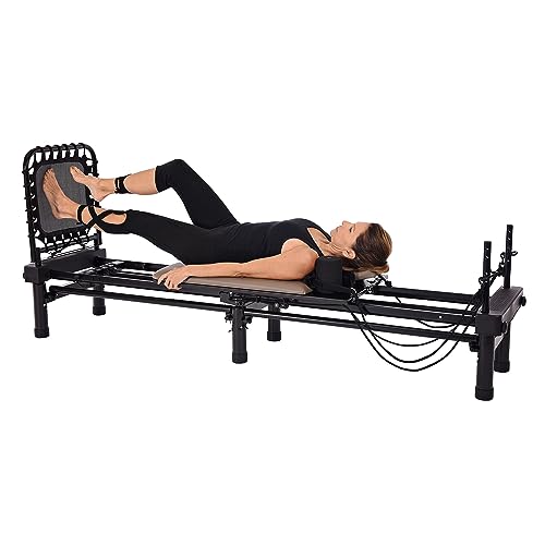 Gray Pilates Reformer Workout Machine D510