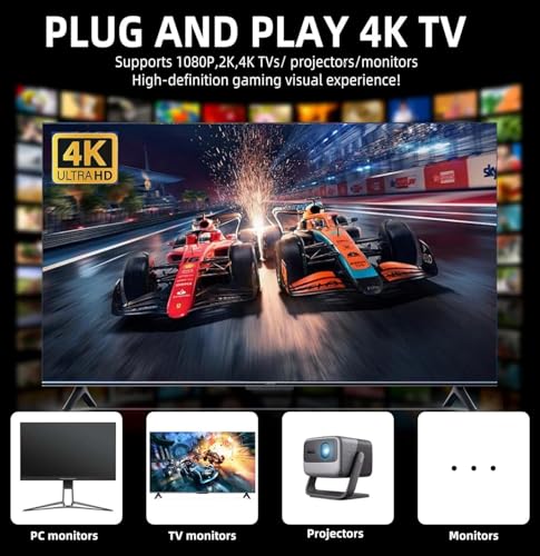 Wireless Retro Game Console with 64GB TF Card and Dual 2.4G Wireless Controllers Z440