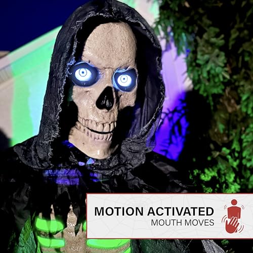 7.5-Ft. Tall Motion-Activated Animatronic with Sound Effects and Lights S101