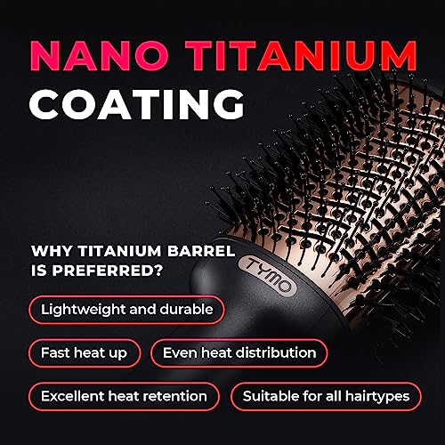 4 in 1 Ionic Hair Dryer Brush with Oval Titanium Barrel T236600