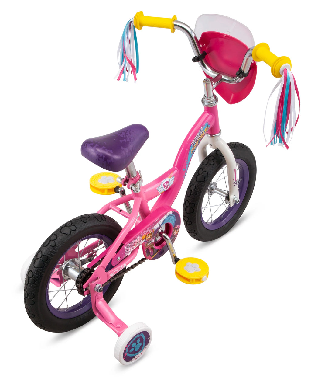 12 inch Magenta Pink Kids Bike S277
