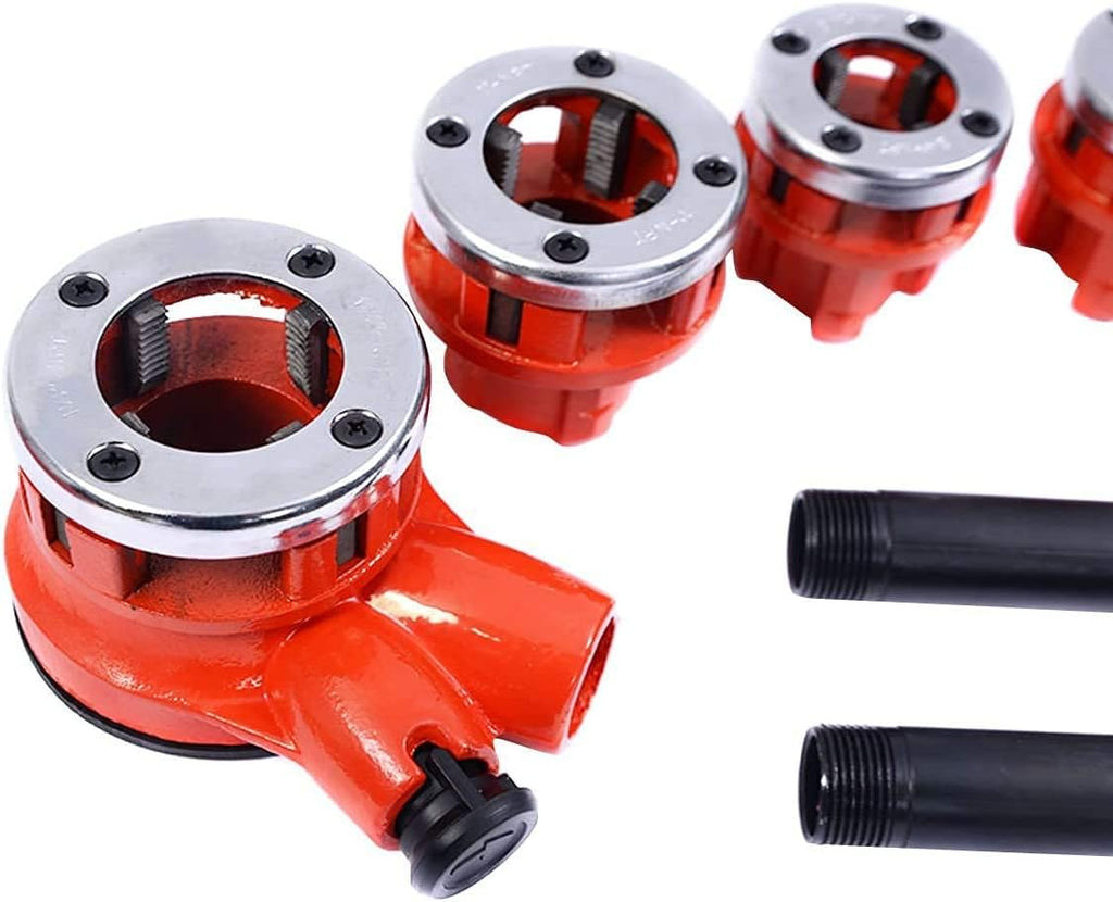 Ratchet Pipe Threader Kit with 6 Dies and Storage Case O53068