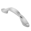 25 Pack Solid Braided Kitchen Cabinet Pulls Handles (3x22 Hole Centers) Satin Nickel Y142