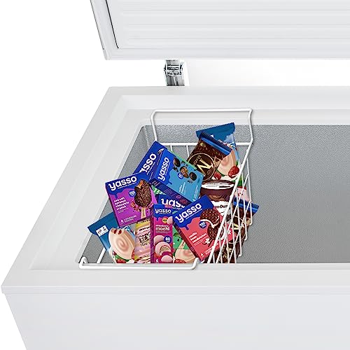17.5 Inch Metal Wire Freezer Organizer Bins 2Pcs N164