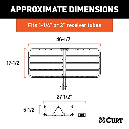 48 x 20-Inch Black Steel Cargo Carrier K861898