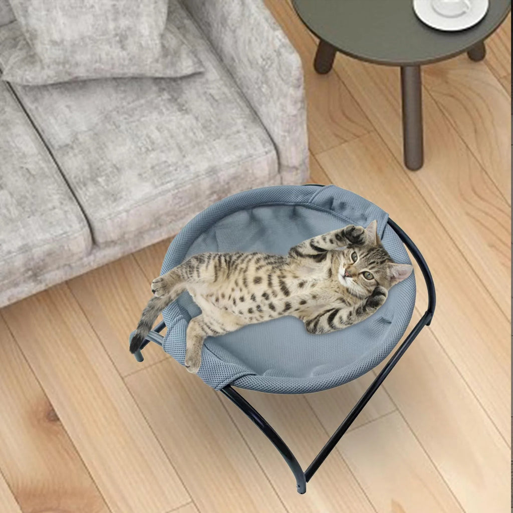 Gray Cat Hammock Pet Cot Dog Sleeping Bed B31784