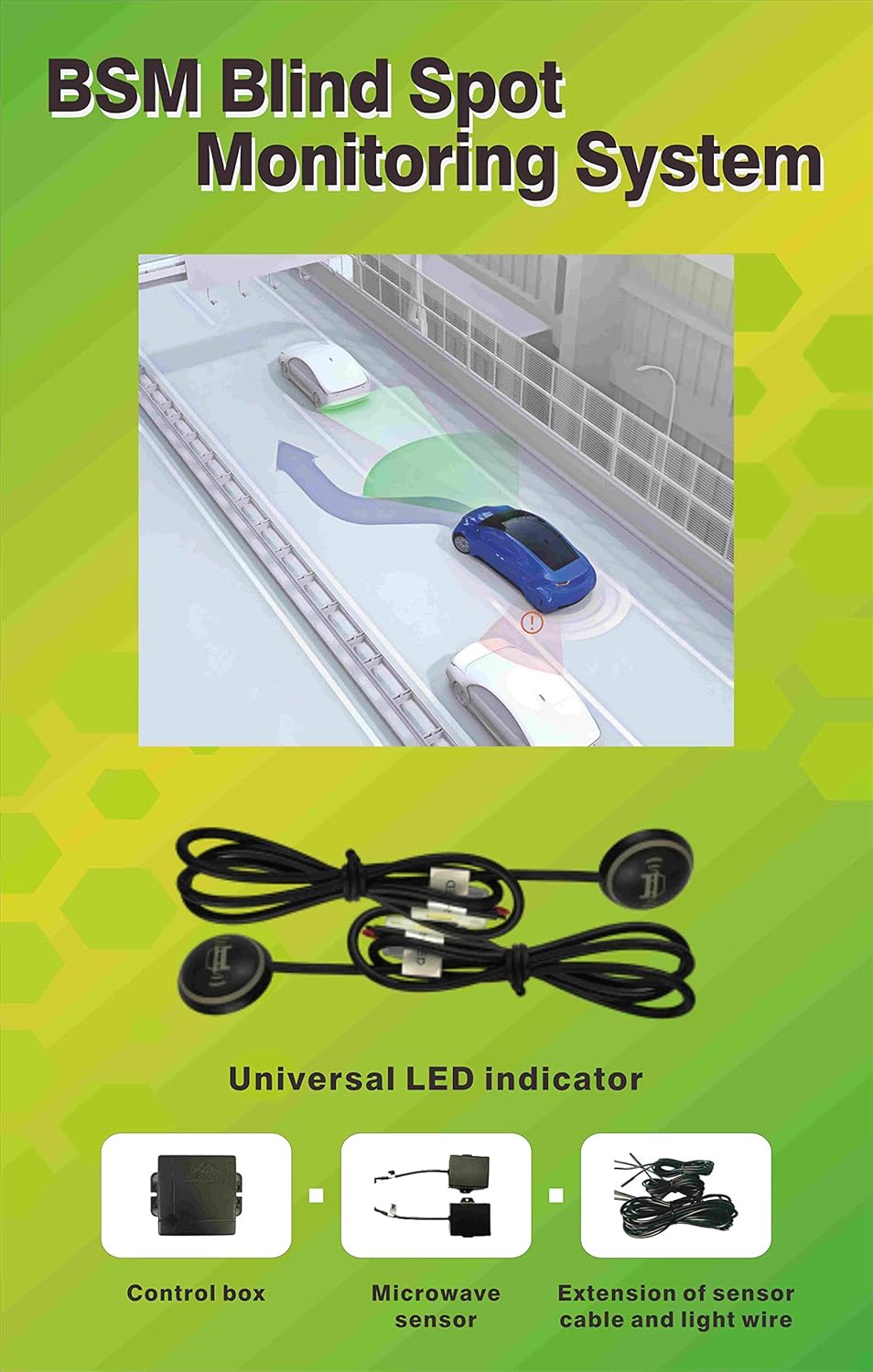 Radar Based Blind Spot Sensor and Rear Cross Traffic Alert System J609