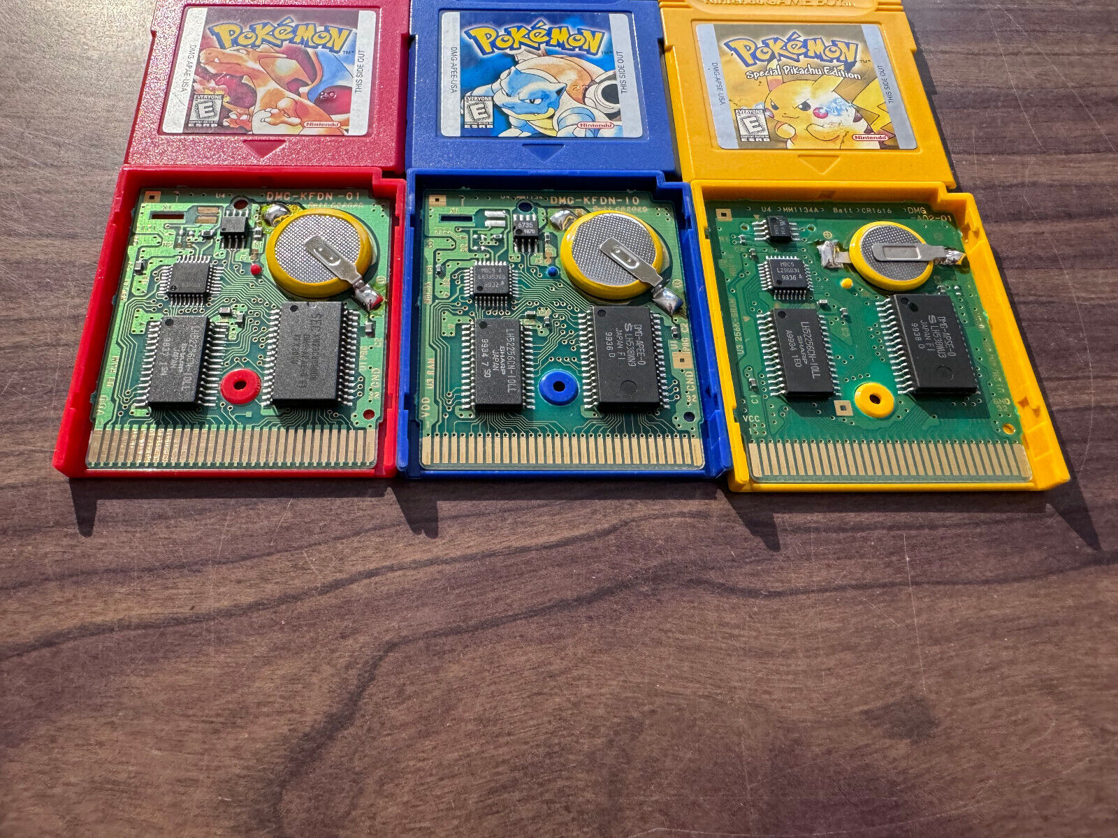 Pokemon Red Yellow Blue Nintendo GameBoy with New Batteries T8329
