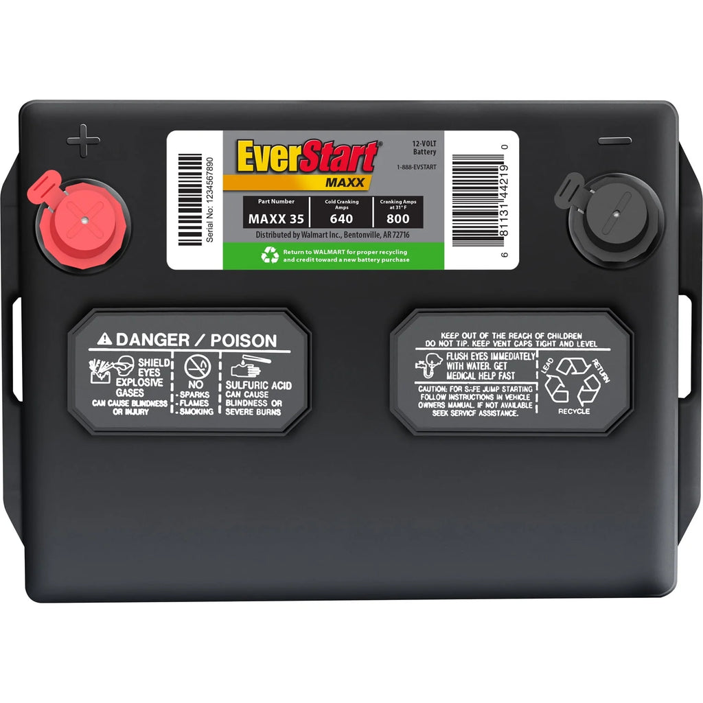 Group Size 35 12 Volt 640 CCA Lead Acid Automotive Battery C7480