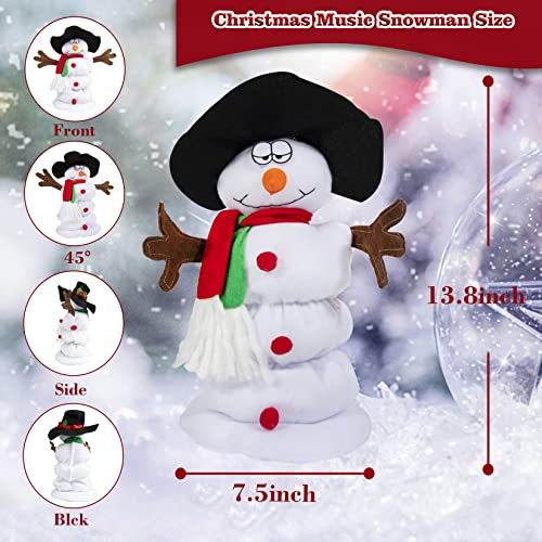 Snowman Plush Toy with 6 Christmas Songs L486
