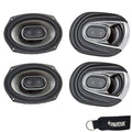 6x9 Coaxial Speakers Bundle Includes 2 Pair A840