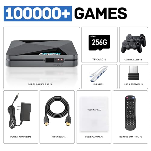 Retro Game Console with 100000+ Games and 65+ Emulators R182482