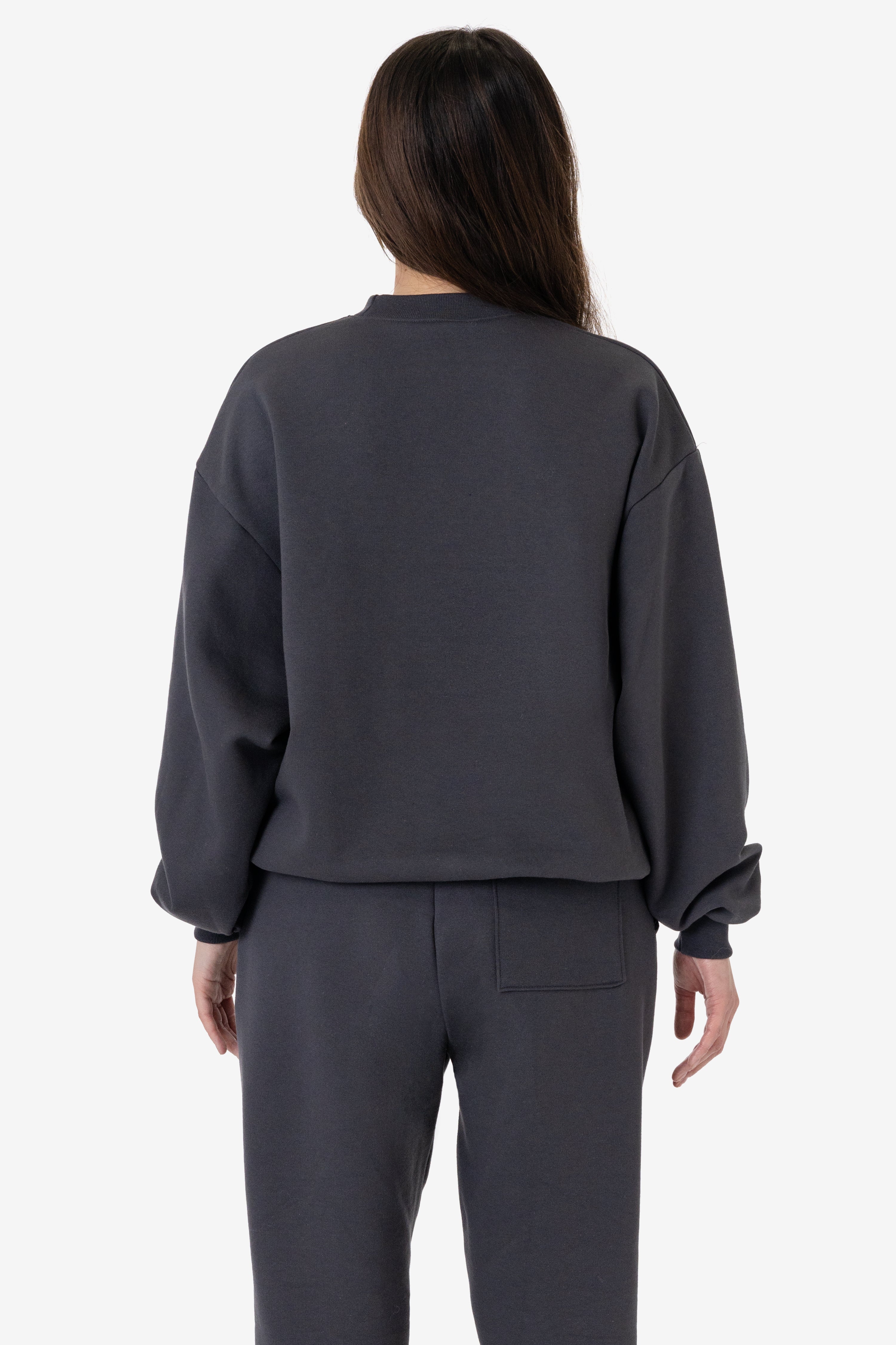MWF1047 Unisex - 10 oz. Mid-weight Poly Cotton Fleece Wide Crewneck