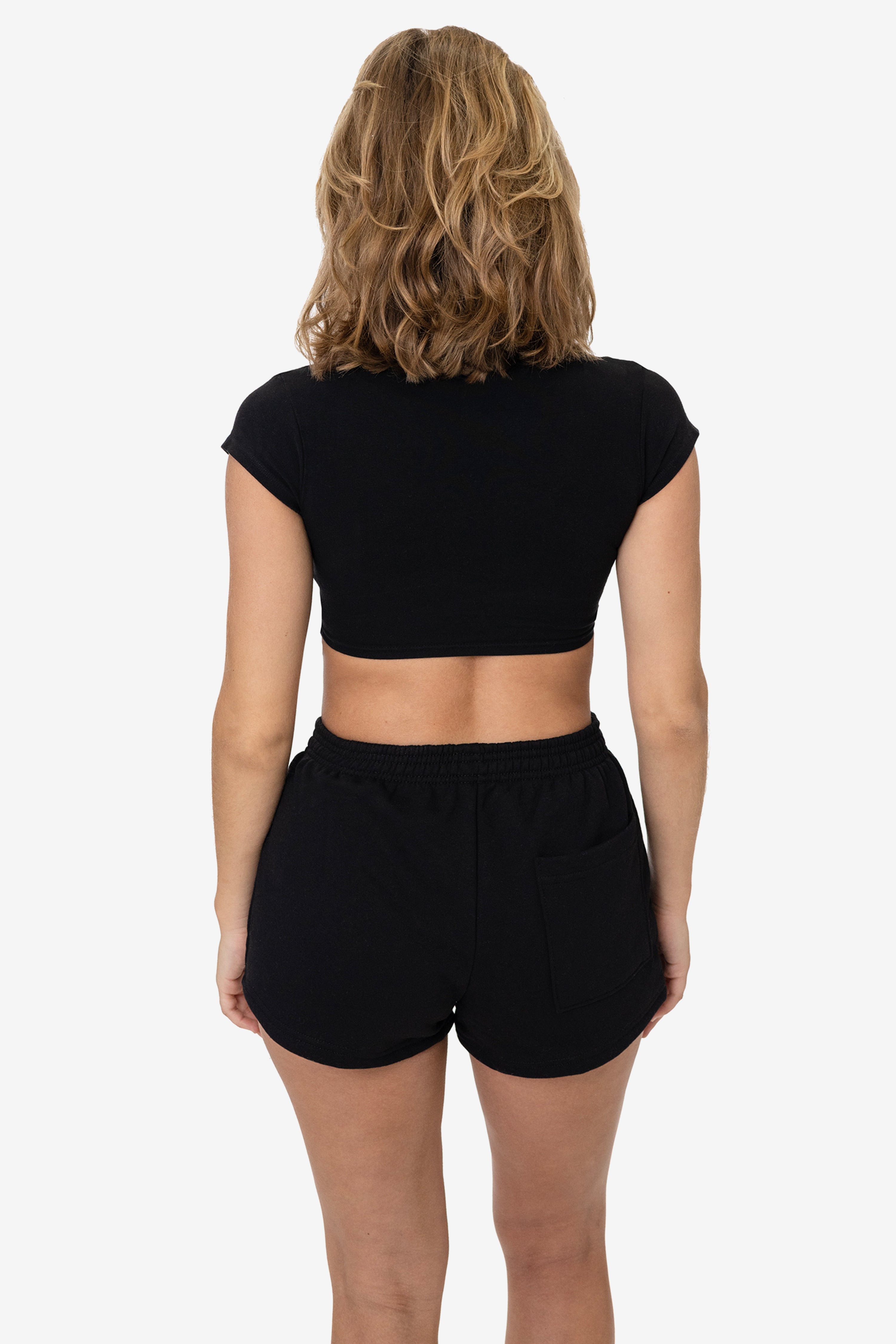 MWF314 - 10 oz. Mid-Weight Poly Cotton Fleece Short Shorts