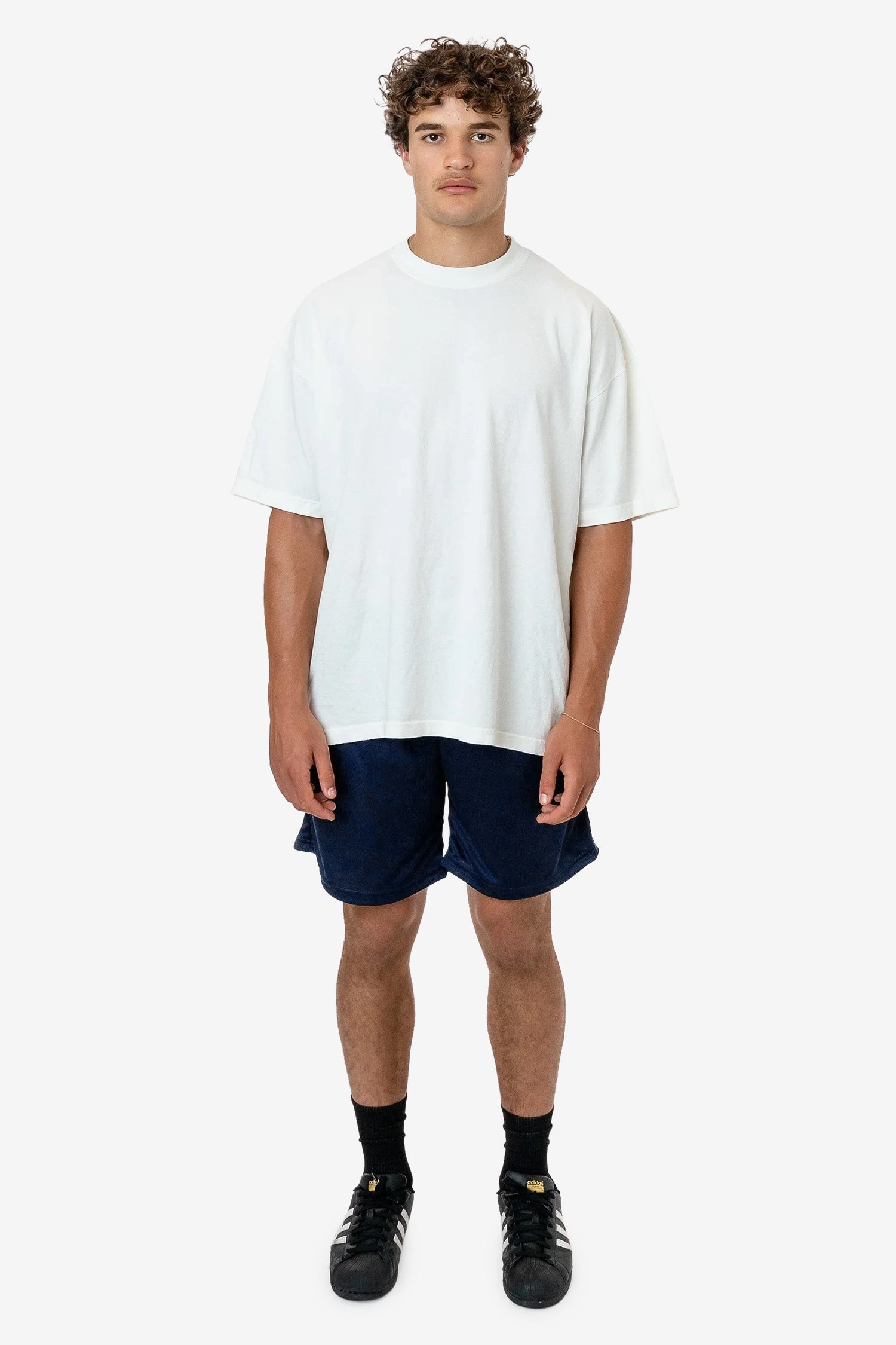 PPQ42 - Poly Pique Mesh Mid-Length Shorts
